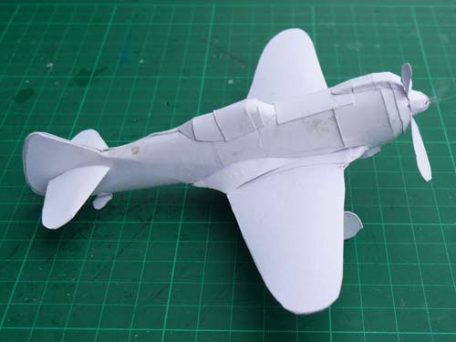 The La-5 prototype, as white as snow