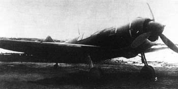 The La-5 prototype, converted from an LaGG-3