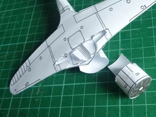 The prototype with added panel lines