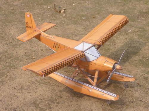 The Stahlhart papercraft F11F Tiger Blue angels longnose version