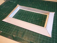 this photo shows the lower roof frame