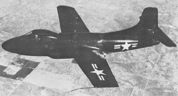 F3D-1 in flight
