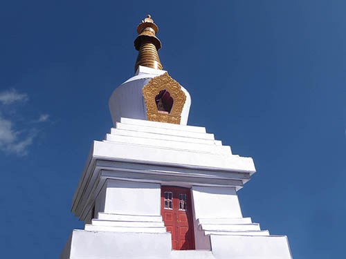 The Stahlhart papercraft Tibetan Stupa