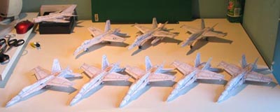 The F-18 Beta squadron